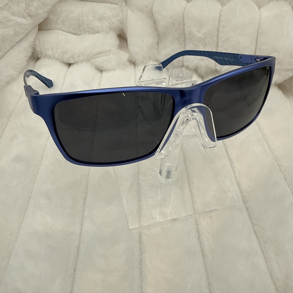 DUCO Carbon Fiber DC8206 Blue Frame Blue Lens Polarized Sunglasses 56-15-139 HOT